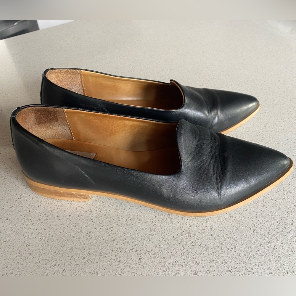 Frank & oak Black Leather Loafers - Picture 2 of 3